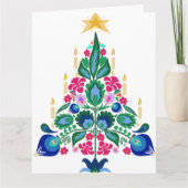 Carte de voeux pour l'Arbre de Noël de l'Art popul (Devant)