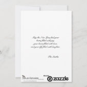 Carte de voeux pour l'arbre de Noël de Pingouin mi (Dos)