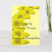 Carte de voeux pour le 1er anniversaire de mariage (Dos)