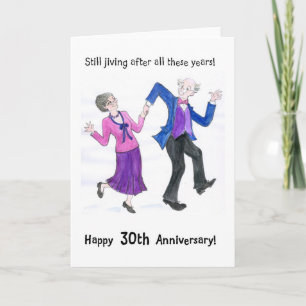 Carte de vœux pour le 30e anniversaire