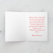 Carte de voeux pour le 40e anniversaire de Mariage (Intérieur)