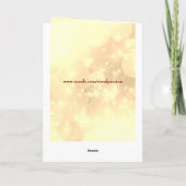 Carte de voeux pour le 5e anniversaire de l'épouse (Dos)