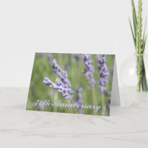 Carte de vœux pour le 70e anniversaire de mariage