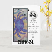 Carte de voeux pour le cancer (Fleur jaune)