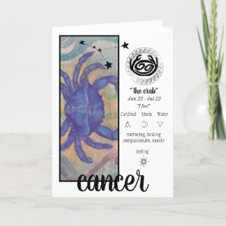 Carte de voeux pour le cancer
