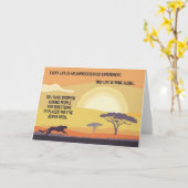 Carte de voeux pour le guépard non tamisé (Fleur jaune)