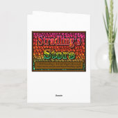 Carte de vœux pour le jour du Souvenir (Dos)