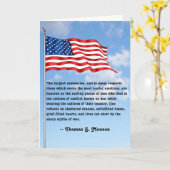 Carte de vœux pour le jour du Souvenir (Fleur jaune)