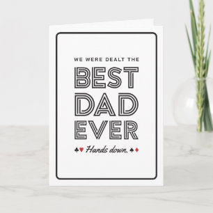 Carte de vœux pour le meilleur papa du monde