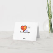 Carte de voeux pour le mois de golf féminin (Dos)