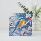 Carte de vœux pour le Nouvel An (Debout devant)