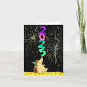 Carte de vœux pour le Nouvel An 2025 vierge (Devant)