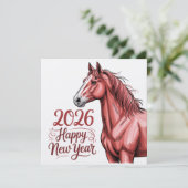 Carte de vœux pour le Nouvel An 2026 – Zodiaque ch (Debout devant)