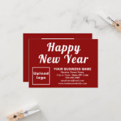 Carte de voeux pour le Nouvel An des petits appart (Devant/Arrière en situation)