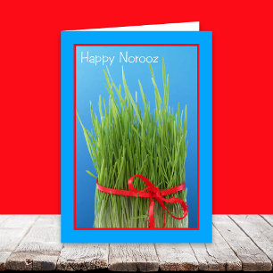 Carte de vœux pour le Nouvel An persan Norooz -- C