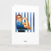 Carte de vœux pour le pouvoir des femmes (Dos)