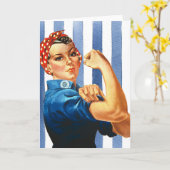 Carte de vœux pour le pouvoir des femmes (Fleur jaune)