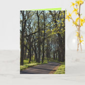 Carte de voeux pour le printemps! (Fleur jaune)
