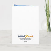 Carte de voeux pour le Puzzle de léopard de la fau (Dos)