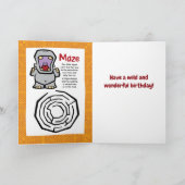 Carte de voeux pour le Puzzle d'Hippo Wildlife (Intérieur)