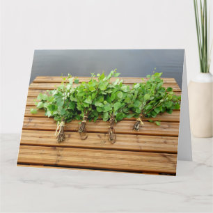 Carte de voeux pour le thème sauna finlandais