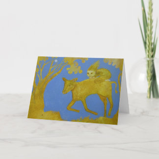 Carte de voeux pour le veau d'or