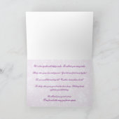 Carte de vœux pour les 33 ans de mariage Damask (Intérieur)
