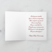 Carte de vœux pour les 40 ans de mariage (Intérieur)