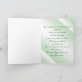 Carte de voeux pour les 55 ans de mariage (Émeraud (Intérieur)