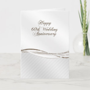 Carte de voeux pour les 60 ans de mariage