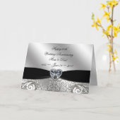 Carte de vœux pour les 60 ans de mariage de diaman (Fleur jaune)