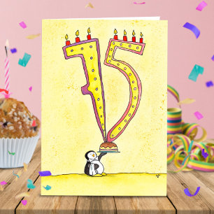 Carte de vœux pour les 75 ans de Nicole Janes
