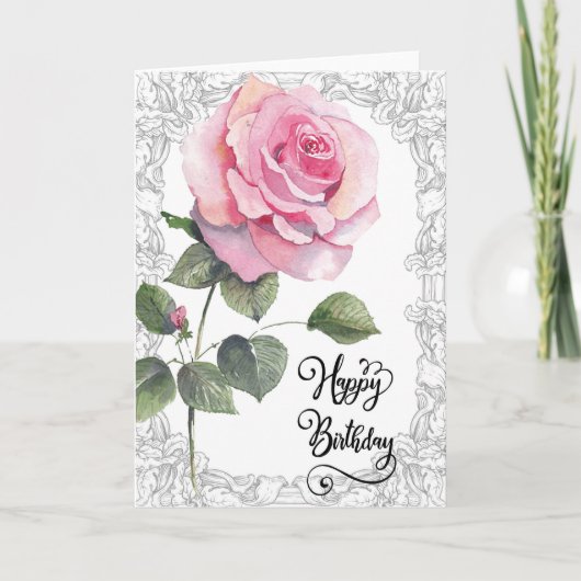 Carte de voeux pour les anniversaires (Devant)