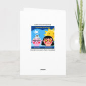 Carte de voeux pour les anniversaires afro-américa (Dos)