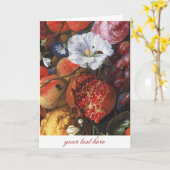 Carte de voeux pour les beaux-arts (Fleur jaune)