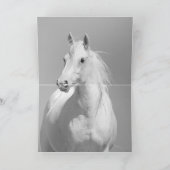 Carte de voeux pour les chevaux sauvages de Mares (Intérieur)