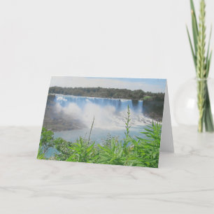 Carte de voeux pour les chutes d'eau canadiennes