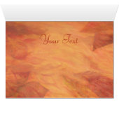 Carte de voeux pour les congés d'automne (Intérieur Horizontal (Bas))