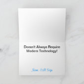 Carte de voeux pour les couples de communication d (Intérieur)