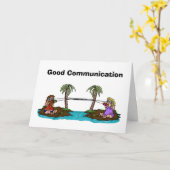 Carte de voeux pour les couples de communication d (Fleur jaune)