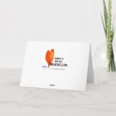 Carte de voeux pour les couples romantiques de bac (Dos)