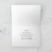 Carte de voeux pour les diplômés d'études de fin d (Intérieur)