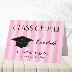 Carte de voeux pour les diplômés du secondaire - r