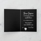 Carte de voeux pour les diplômés. Vous L'Avez Fait (Intérieur)