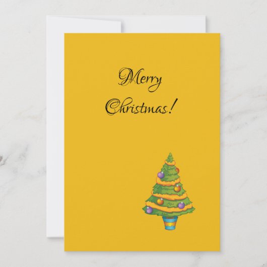 Carte de vœux pour les fêtes (Devant)