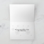Carte de vœux pour les fêtes (Intérieur)