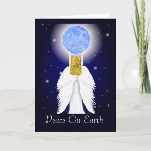 Carte de voeux pour les fêtes de bonne main (Devant)