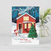 Carte de vœux pour les fêtes de fin d'année (Debout devant)