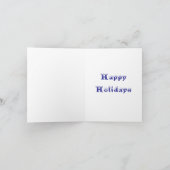 Carte de voeux pour les fêtes de fin d'année (Intérieur)