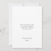 Carte de voeux pour les fêtes de Patinage de Pengu (Dos)